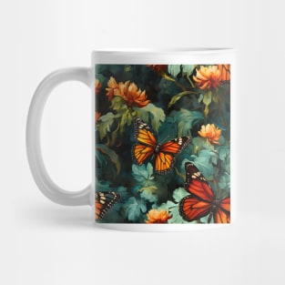 Monarch Butterflies Watercolor 8 Mug